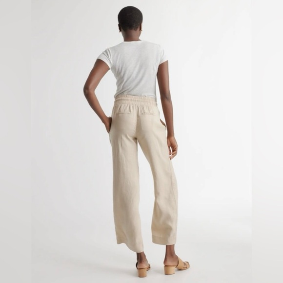 QUINCE 100% European Linen Wide Leg Pant (L) - Picture 4 of 10